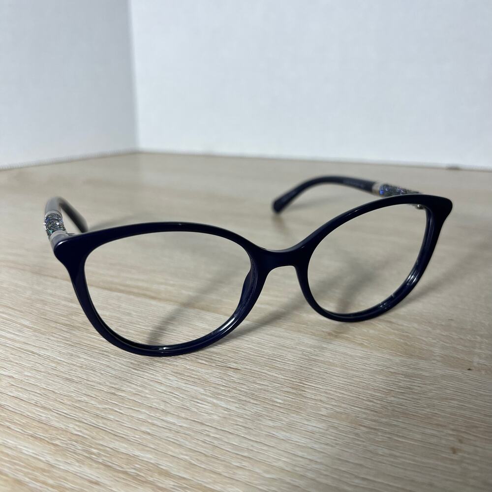 Swarovski SK5258 081 Eyeglasses Blue W/ Pave Crystals Frames Only 53-17-140